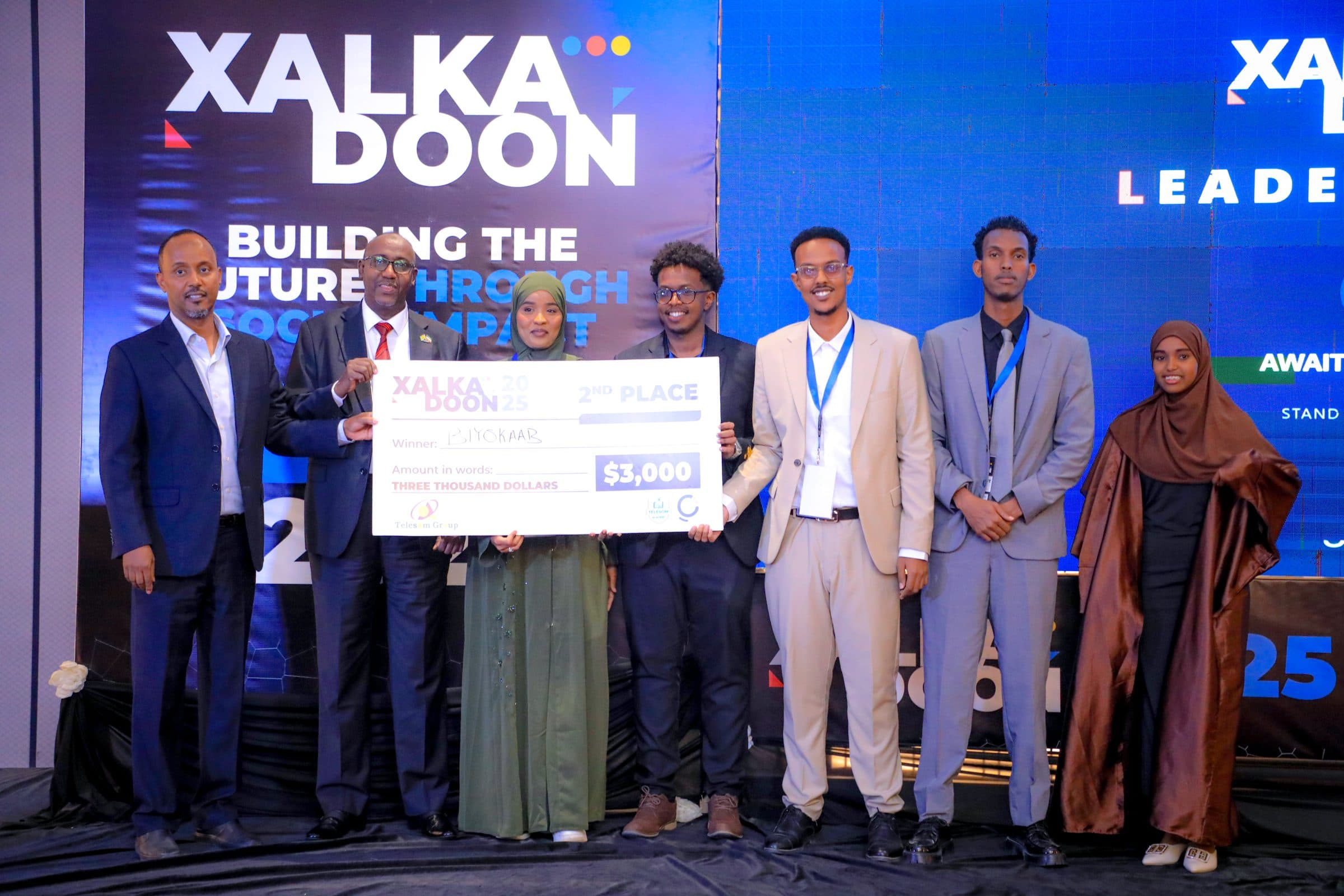 Prize presentation at Xalkadoon 2025