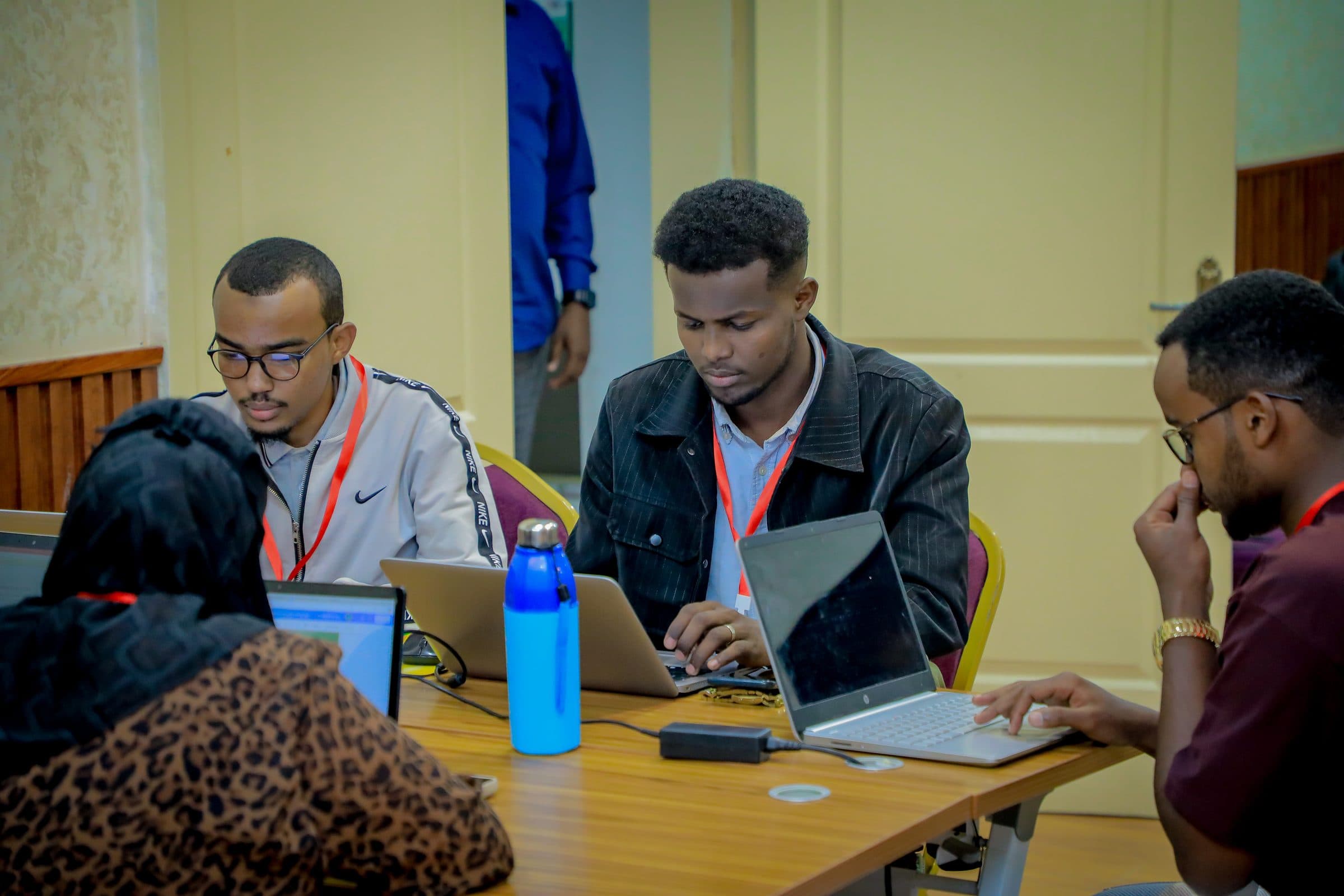 Founders building together at Fikrcamp